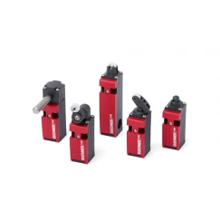 Позиционные предохран. выключатели в пласт. корпусе, с разными толкателями, типа NM